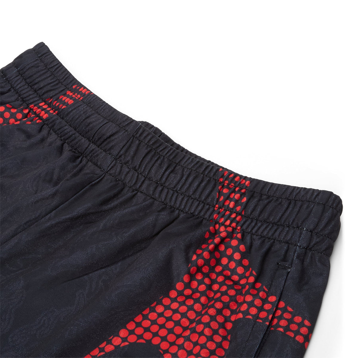 A Bathing Ape Ape Flame Monogram Jacquard Relaxed Fit Football Shorts M (Black) Trousers