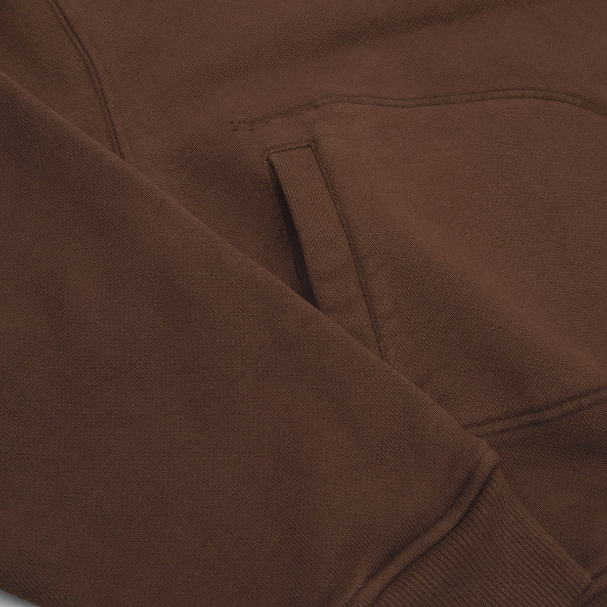 Brain Dead Half Zip Collared Sweatshirt (Brown) Top