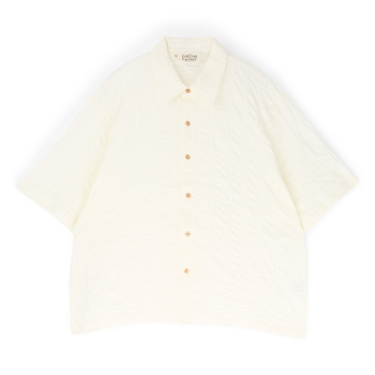 Brain Dead Twisted Piping Shirt (Natural) Top