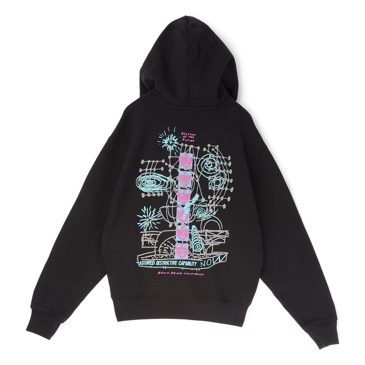 Brain Dead Permanent Universe Hoodie (Black) Top