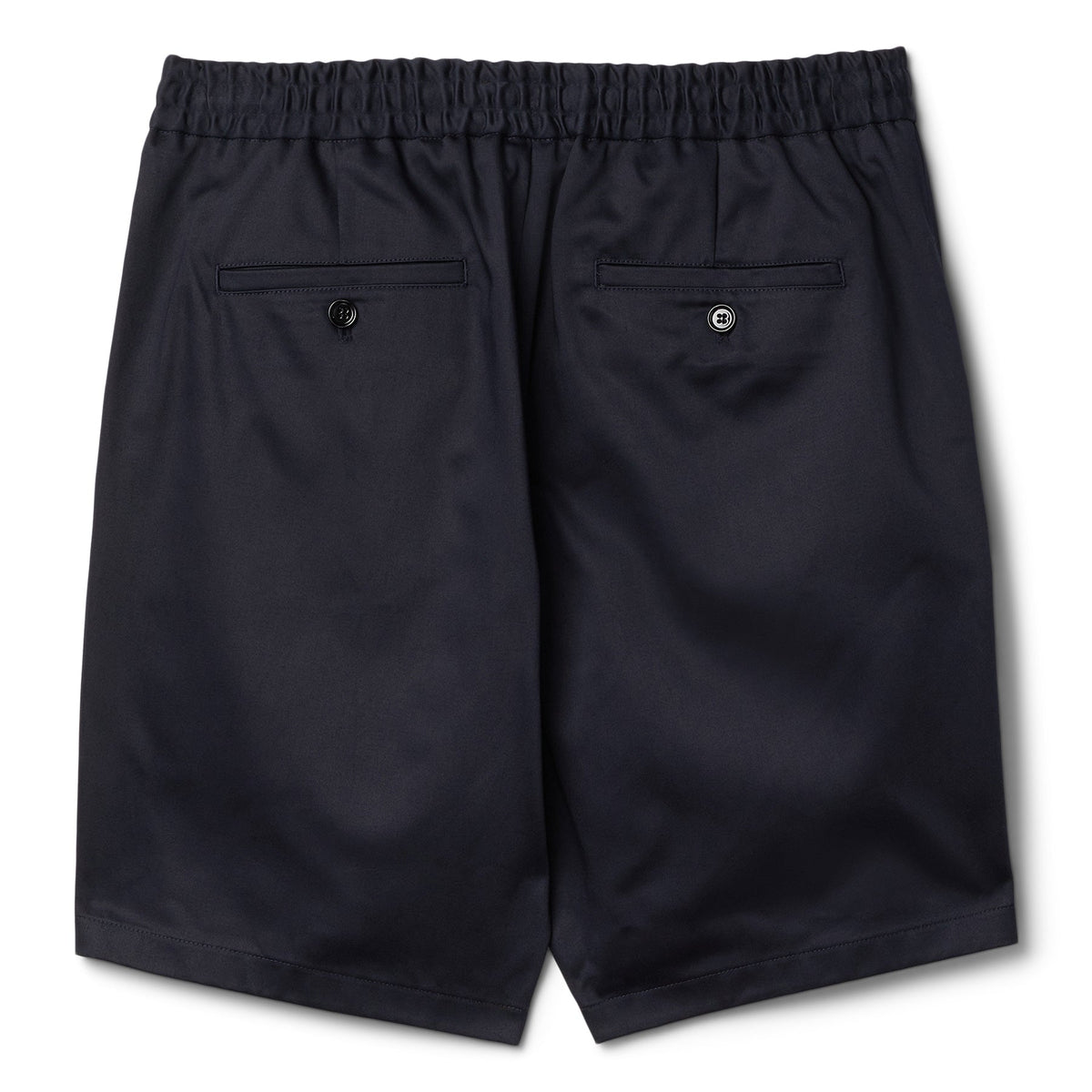 AMI Elasticated Waist Shorts (Navy Blue) Trousers