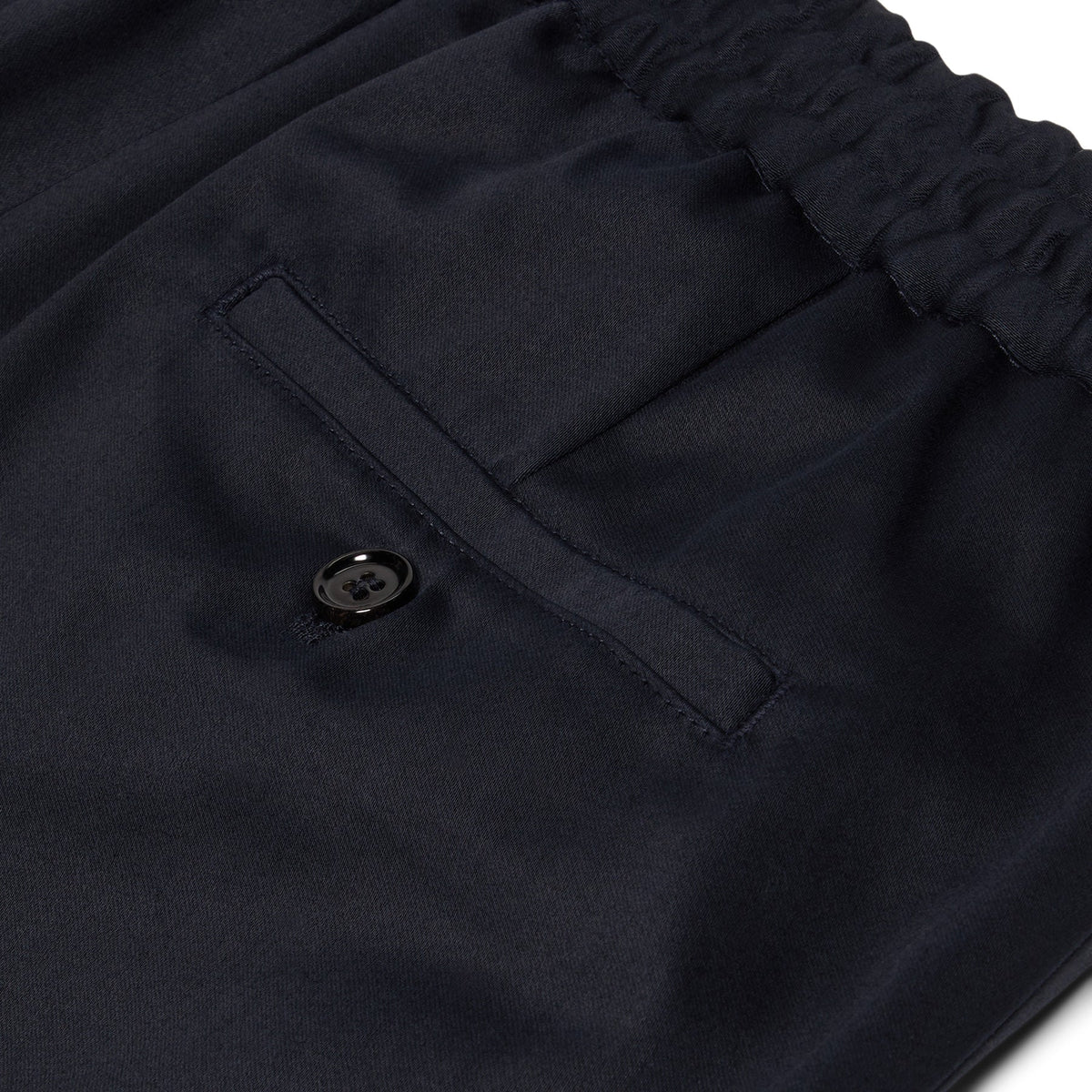 AMI Elasticated Waist Shorts (Navy Blue) Trousers