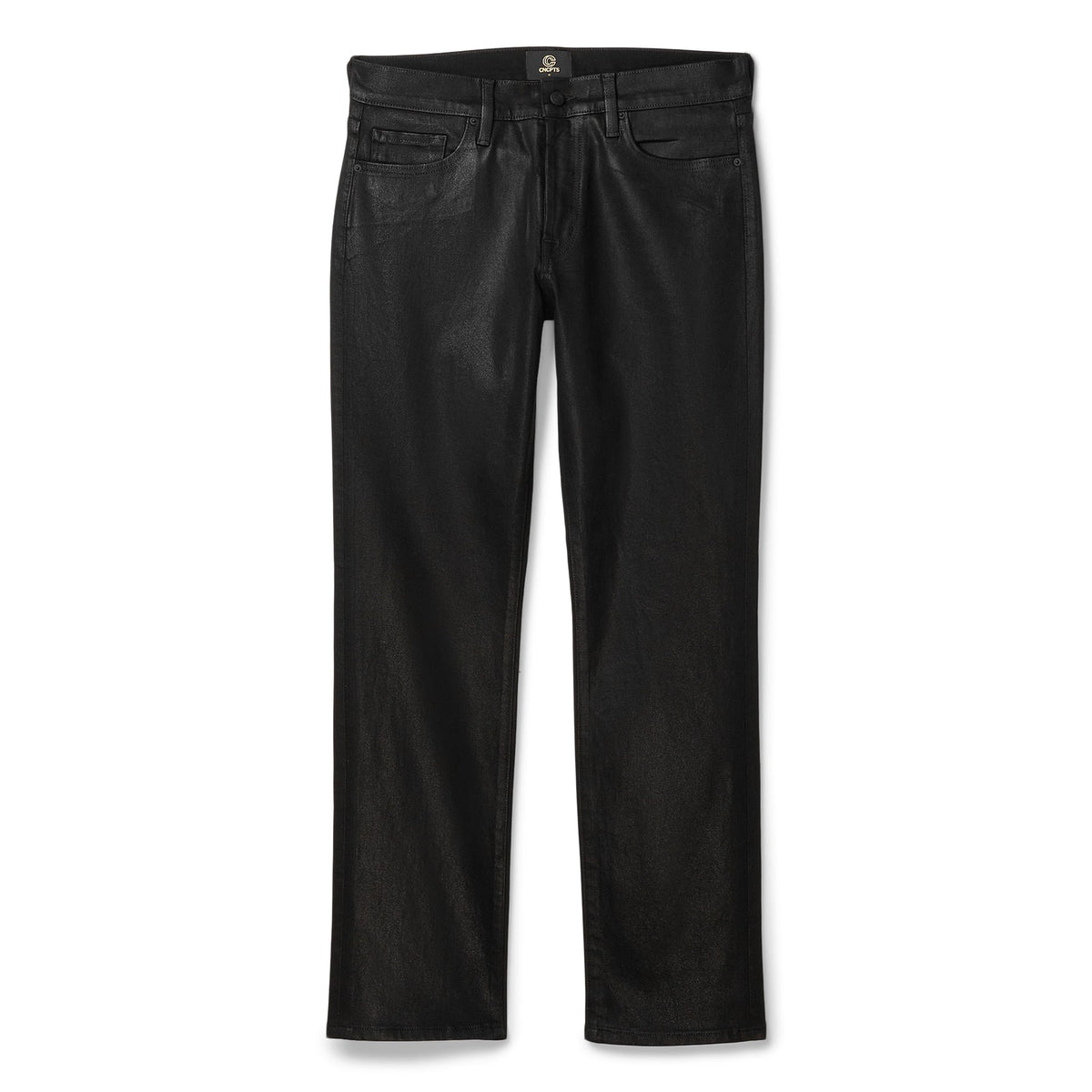 CNCPTS Coated Denim (Black) Trousers