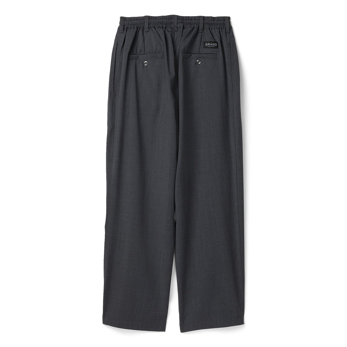 Grand Collection Wool Pant (Charcoal) Trousers