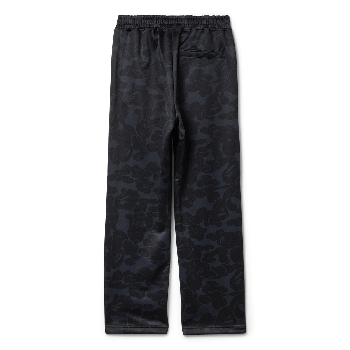 A Bathing Ape Solid Camo Bathing Ape Logo Relaxed Fit Sweat Pants (Black) Trousers