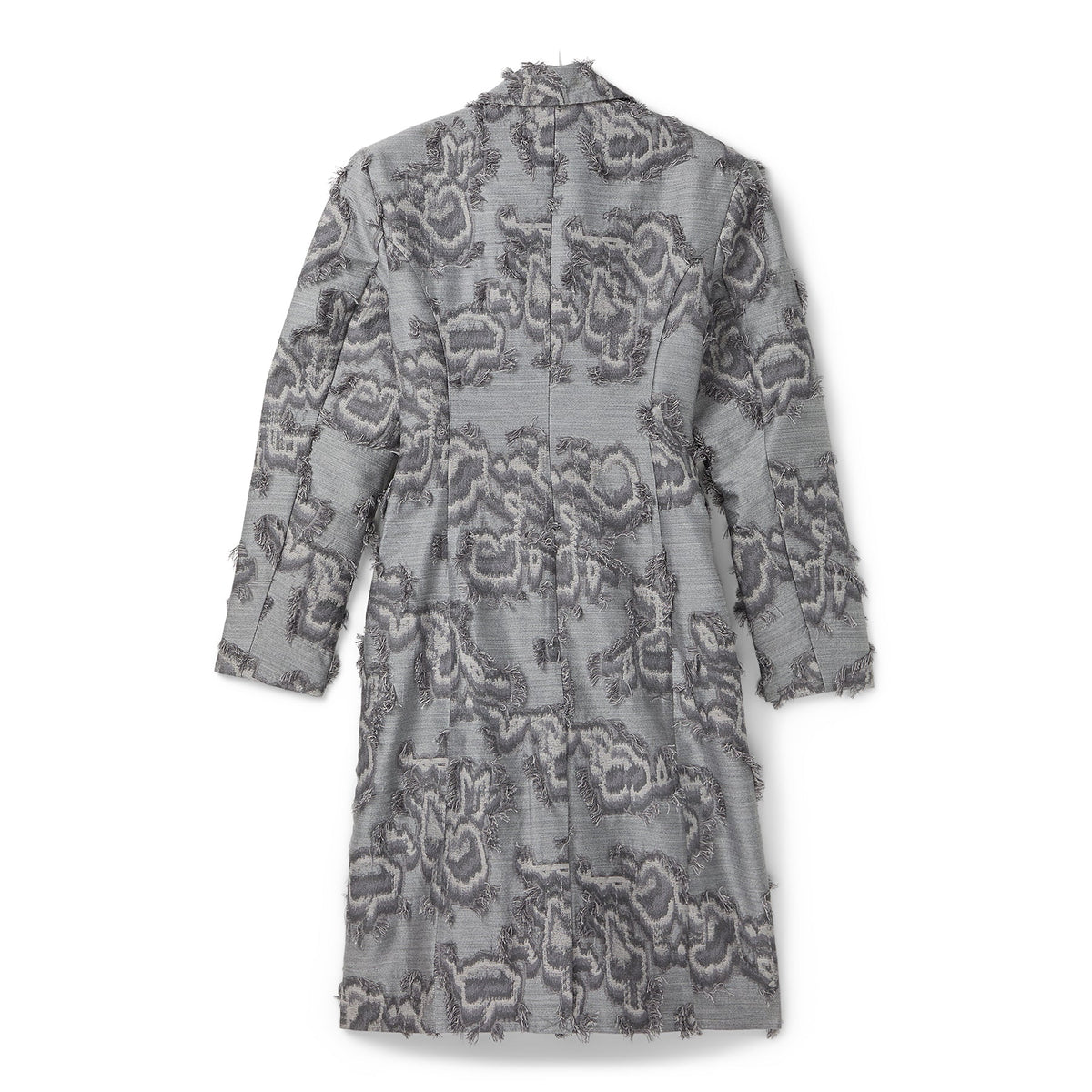 GANNI Fil Coupe Suiting Coat (Mockingbird) Top
