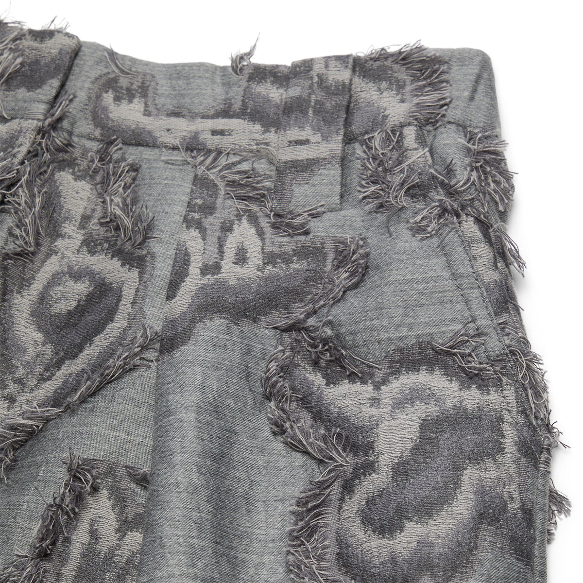 GANNI Fil Coupe Suiting Big Pleat Pants (Mockingbird) Trousers