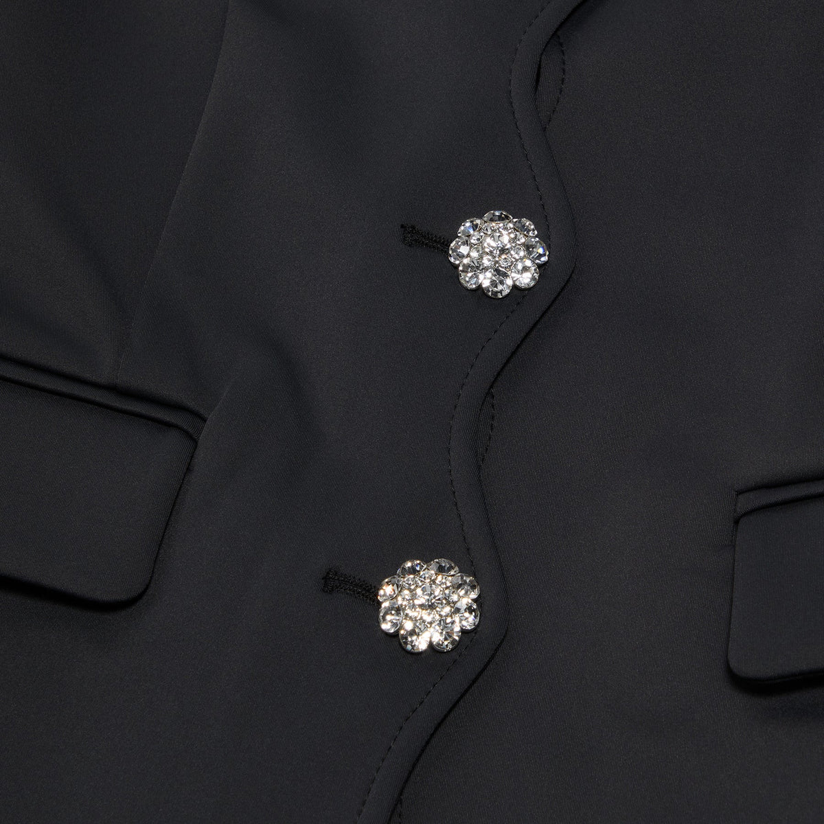 GANNI Structured Blazer (Phantom) Top
