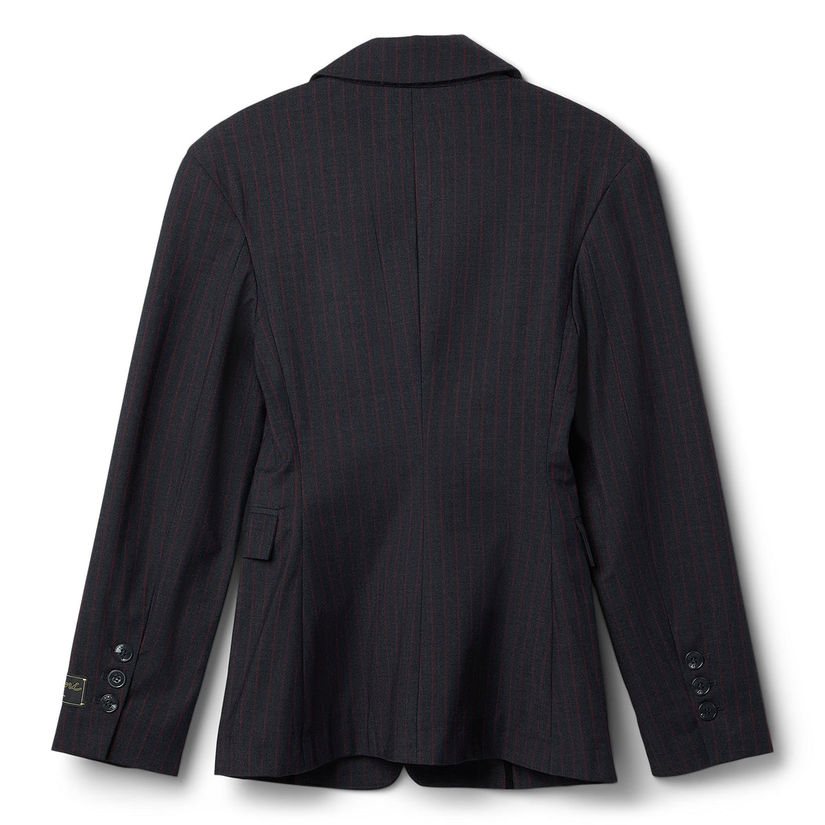 GANNI Stretch Stripe Blazer (Phantom) Top