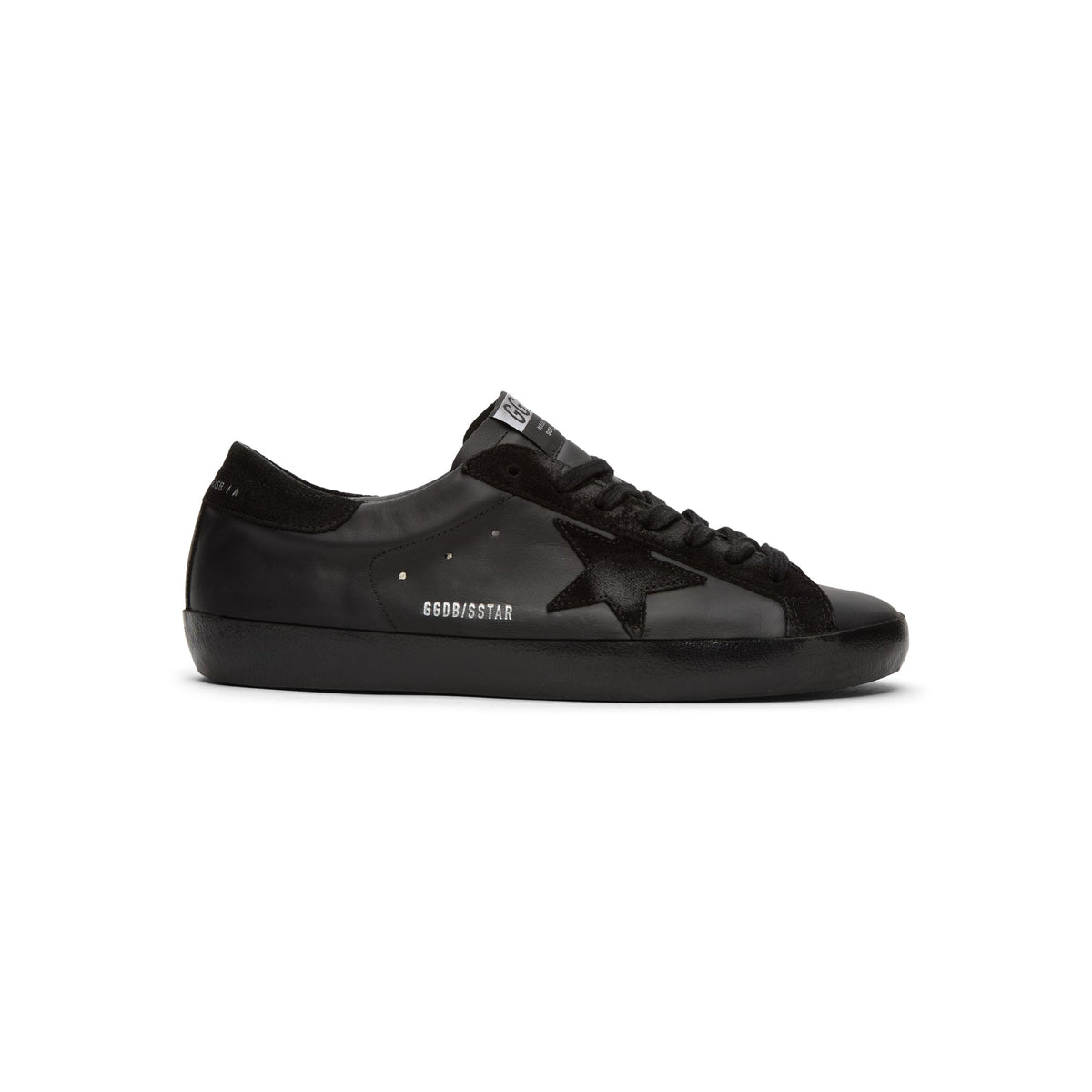 golden-goose-super-star-black  Footwear