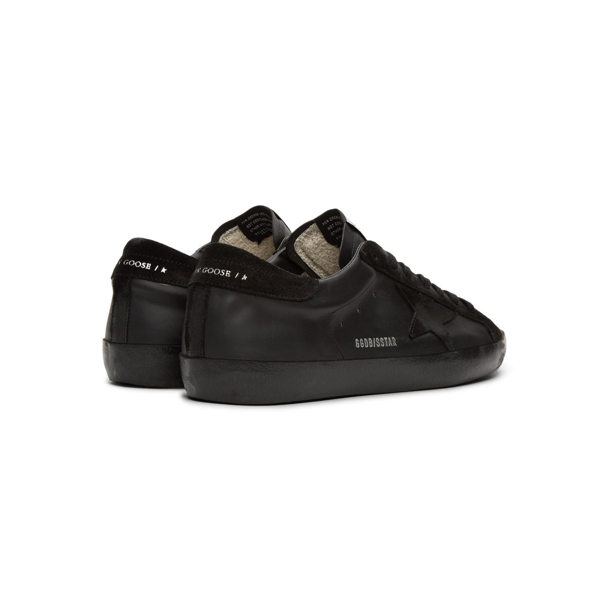 golden-goose-super-star-black  Footwear