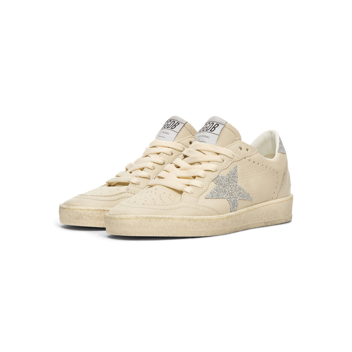 golden-goose-ballstar-nappa-upper-toe-and-spur-cream-crystal  Footwear