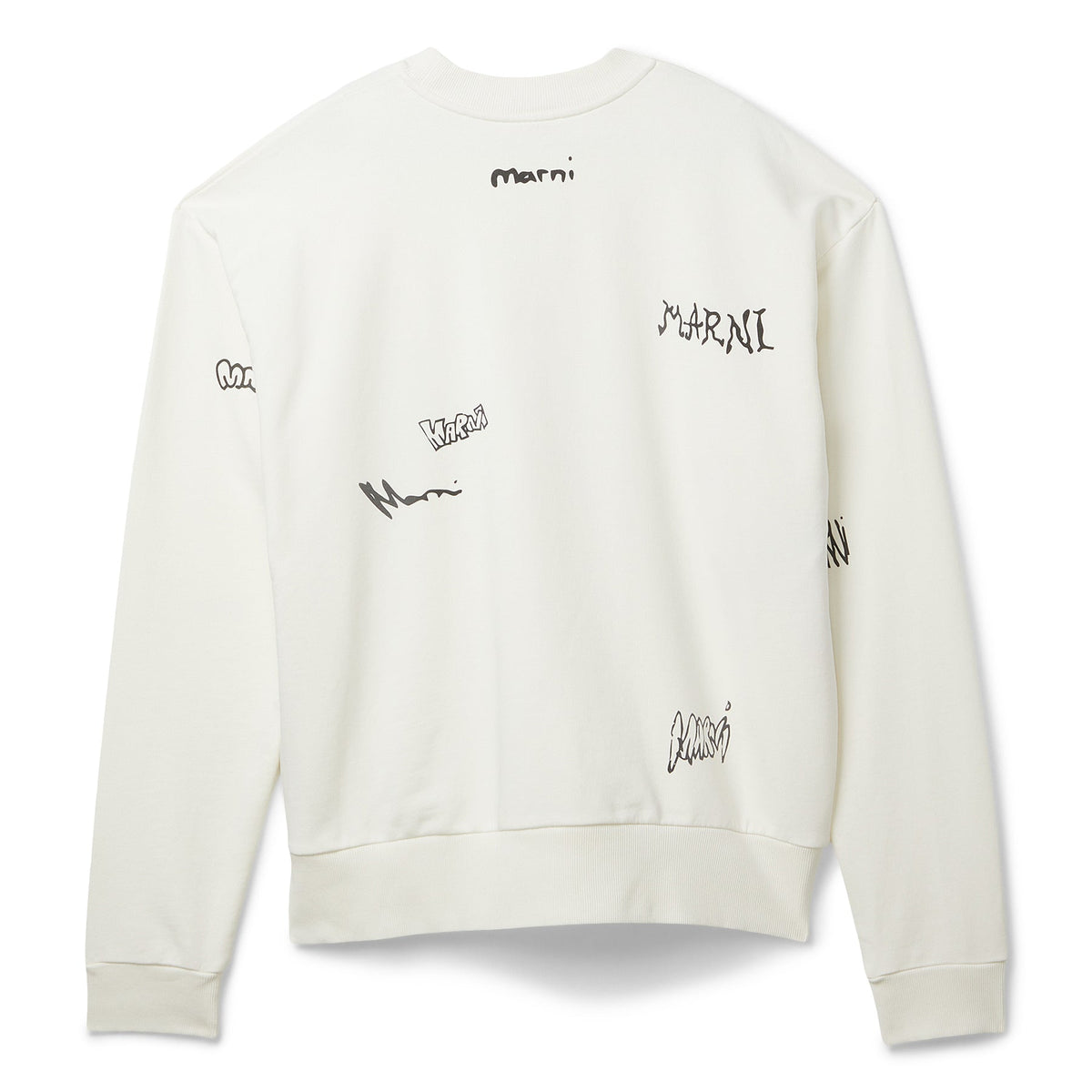 MARNI Logo Sweatshirt (Natural White) Top