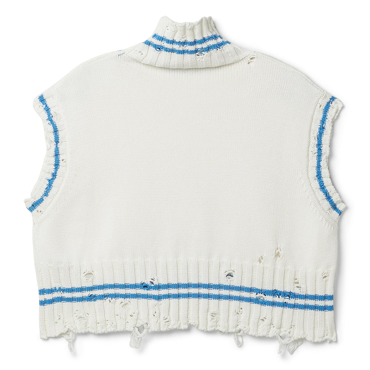 MARNI Cropped Turtleneck Sweater (Lily white) Top