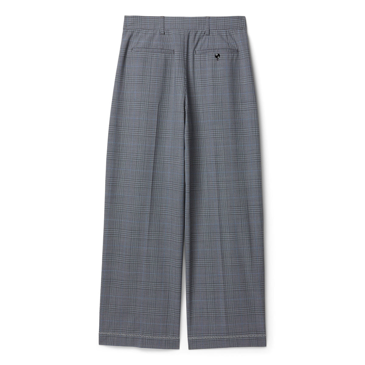 MARNI Prince of Wales Wool Check Trousers (Truffle) Trousers
