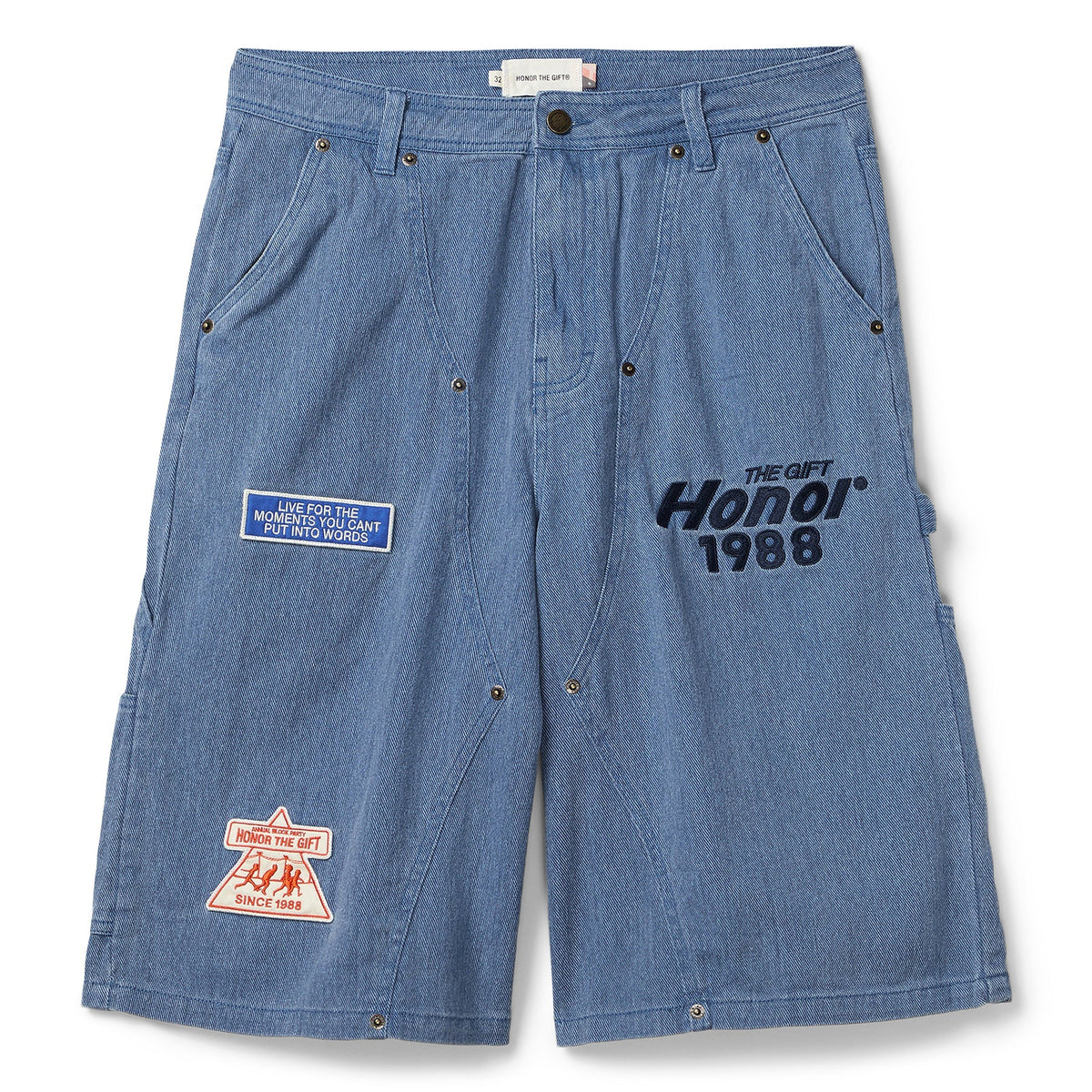Honor The Gift Twill Carpenter Short (Blue) Trousers