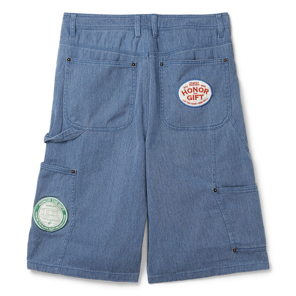 Honor The Gift Twill Carpenter Short (Blue) Trousers