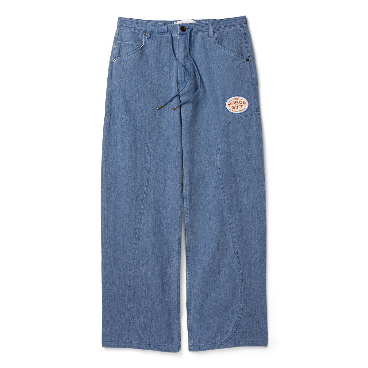 Honor The Gift Twill Party Pant B-Summer (Blue) Trousers