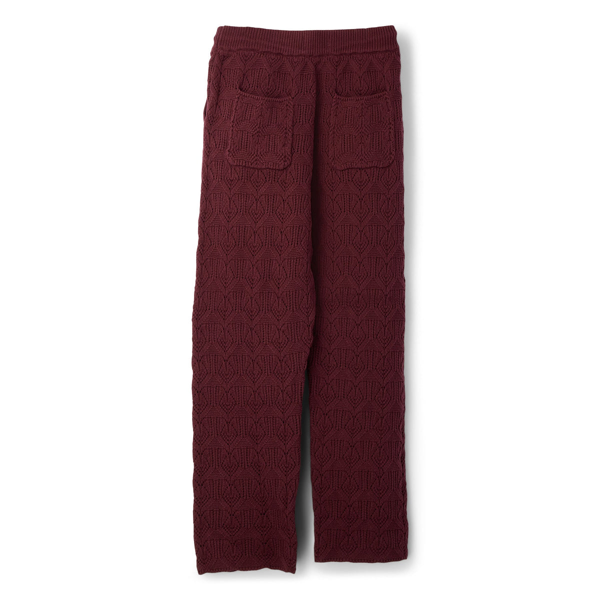 Honor The Gift Cable Knit Pant (Berry) Trousers