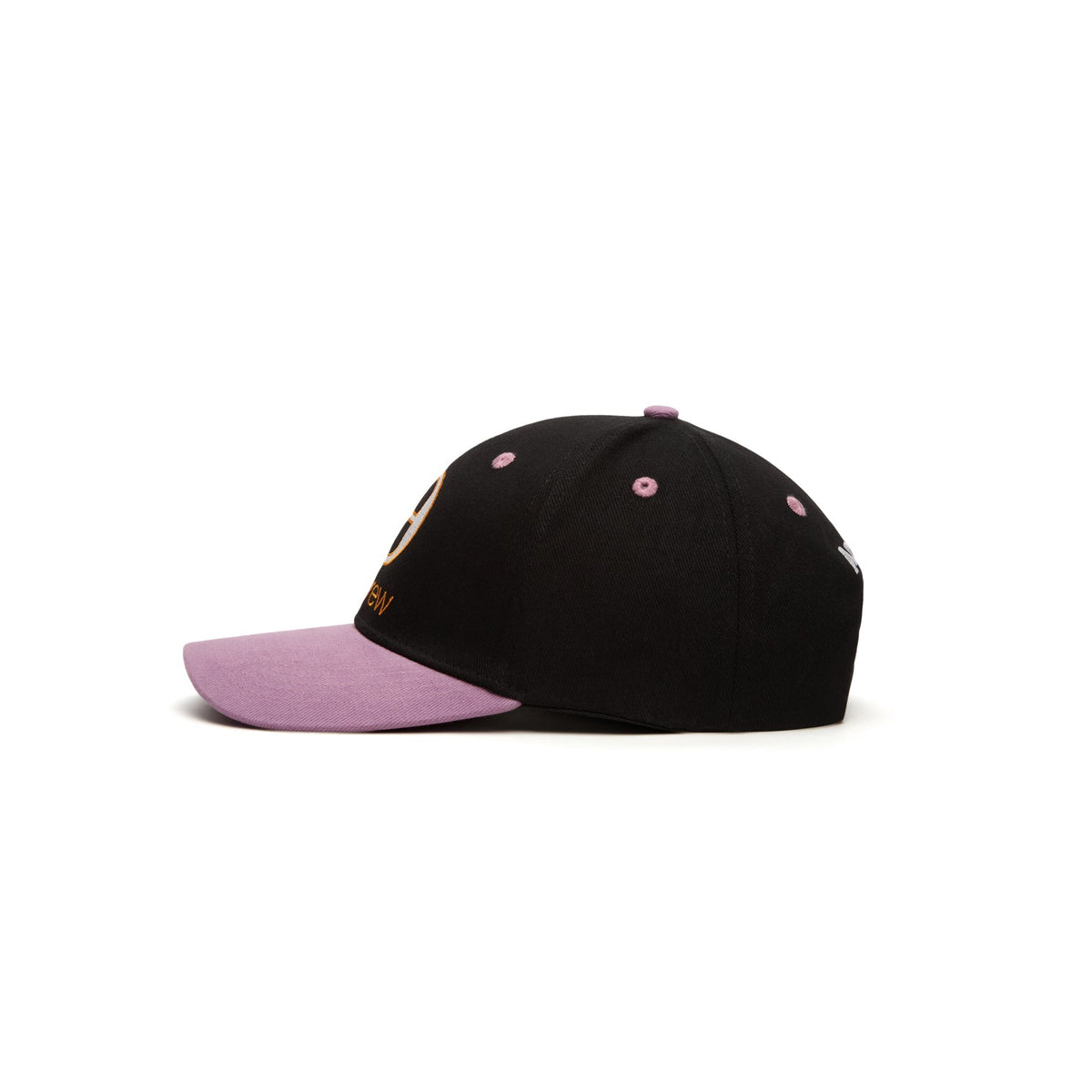 Andrew Lowercase 6 Panel Dad Hats (Black)