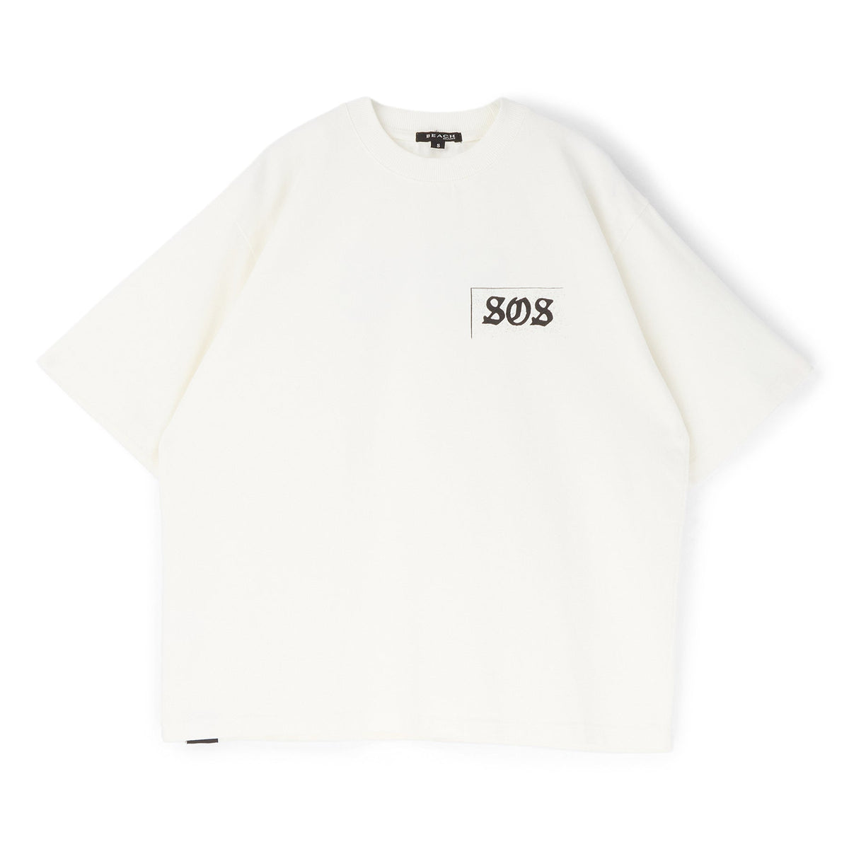 Beach Brains SOS Tee (Crisp white T-shirt Top