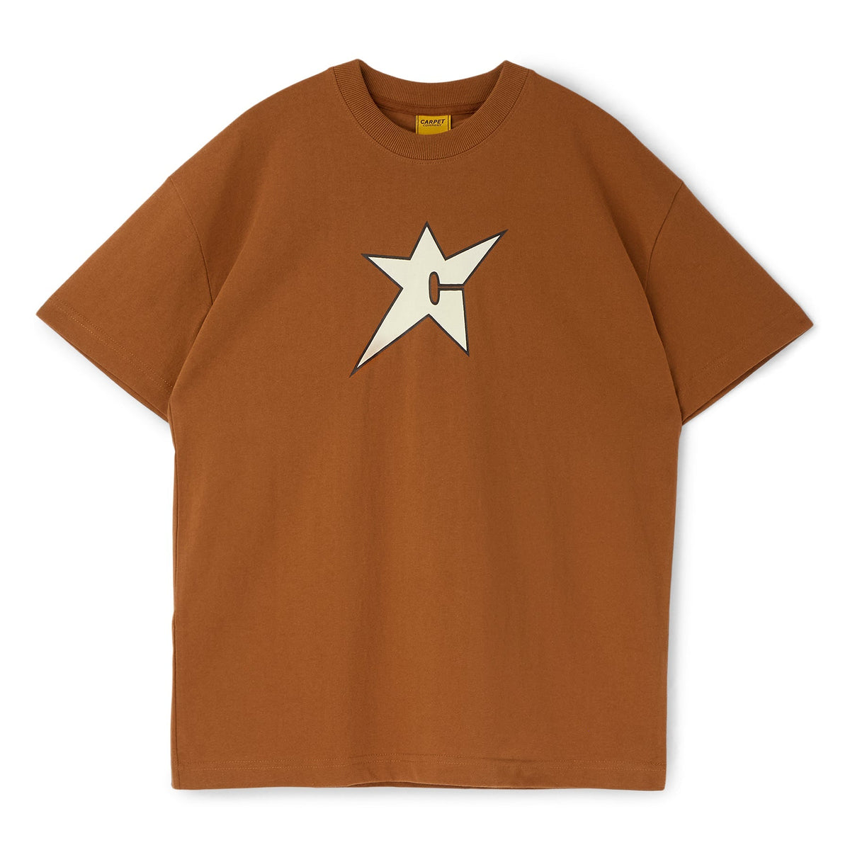 Carpet Company C-Star Glow in the Dark Tee (Brown)T-shirt