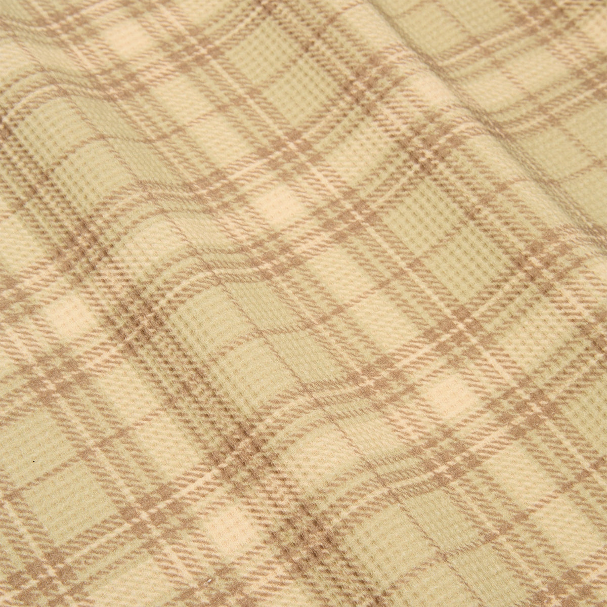 Carpet Company Plaid Thermal (Cream) Top