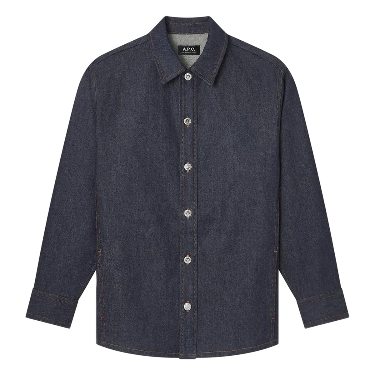 A.P.C. Japanese Denim Jacket (Dark Indigo) Top