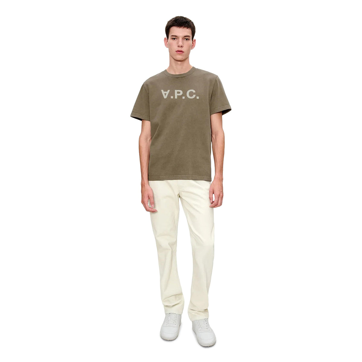 A.P.C. Standard Grand VPC T-Shirt (Khaki Green) Top