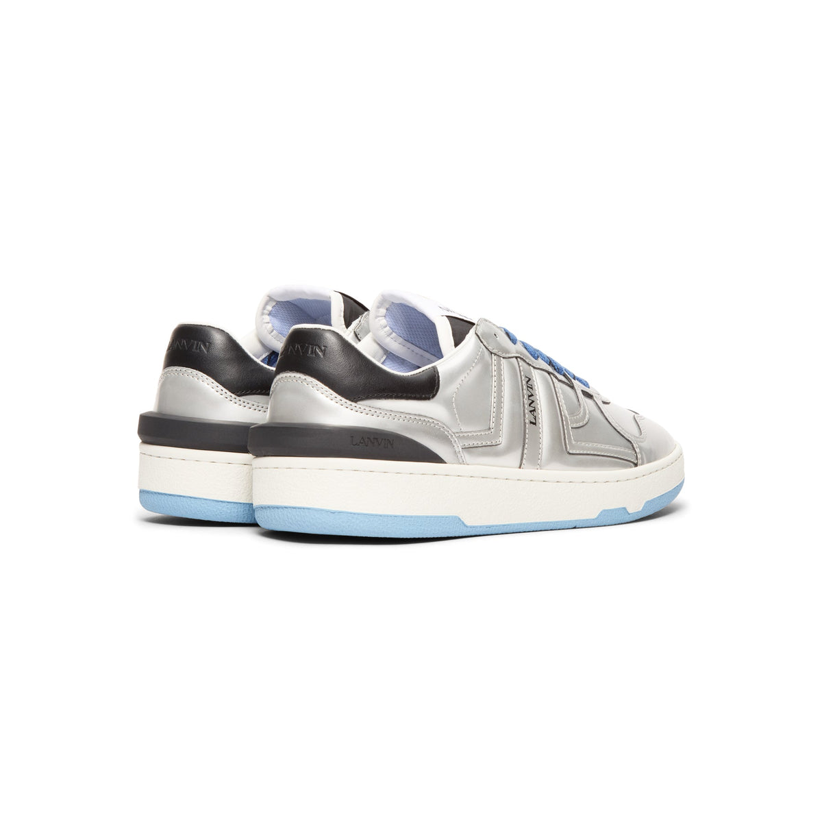 lanvin-clay-sneakers-silver  Footwear