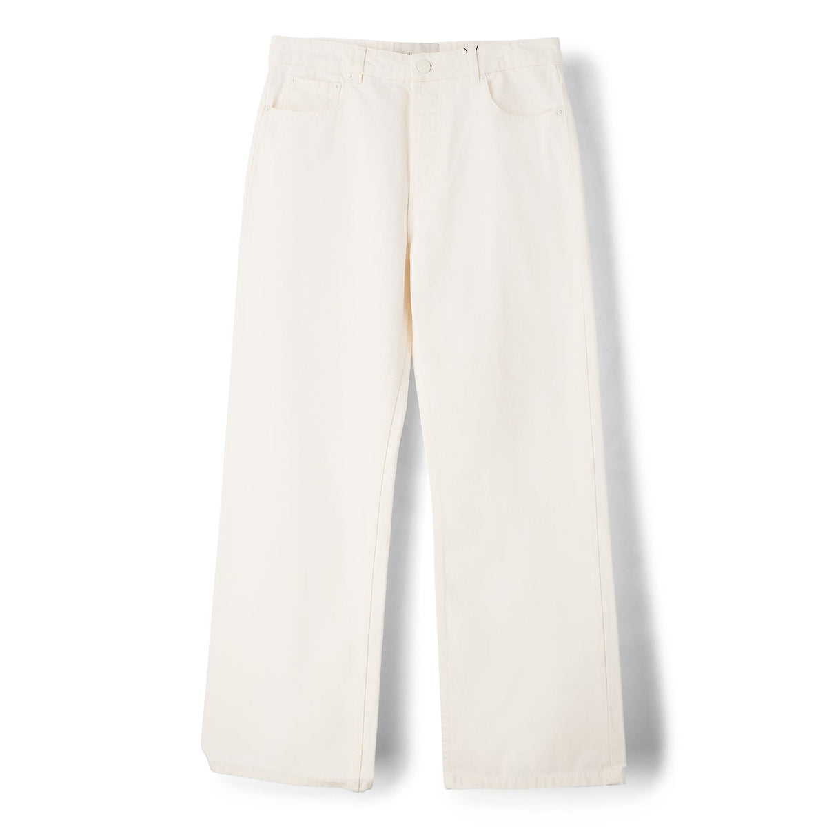 AMI Large Fit Jeans (Blanc creme) Trousers
