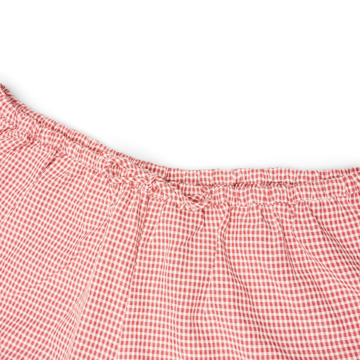 Danielle Guizio Gingham Bloomer (Red love)Trousers