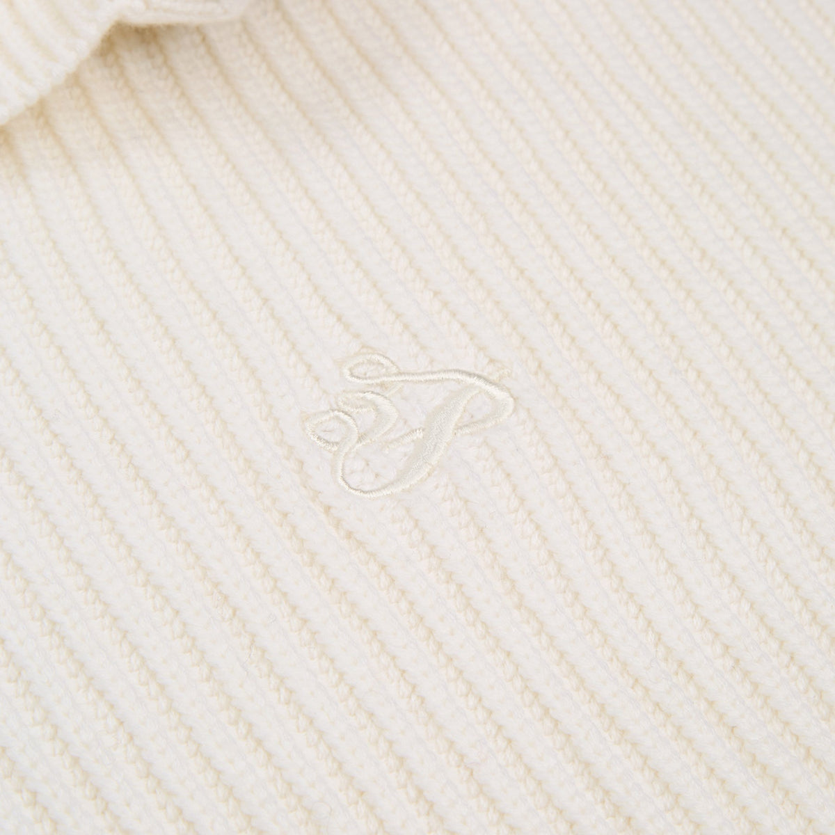 3.Paradis Pillow Neck Knit Sweater (Truewhite) Top