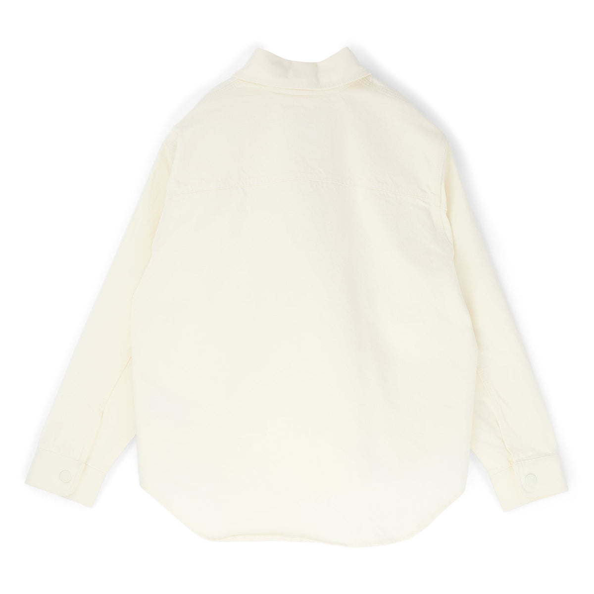 AMI Overshirt With Knitted AMI De Coeur (Blanc creme) Top