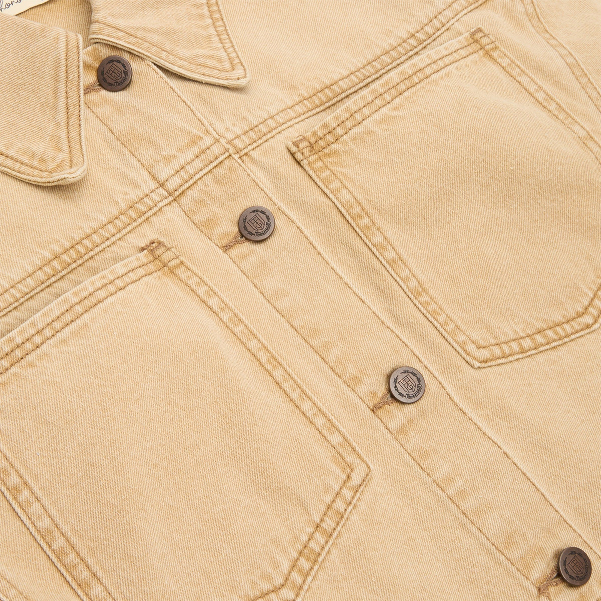 Honor The Gift B-Summer Raw Edge Cropped Jacket (Tan) Top