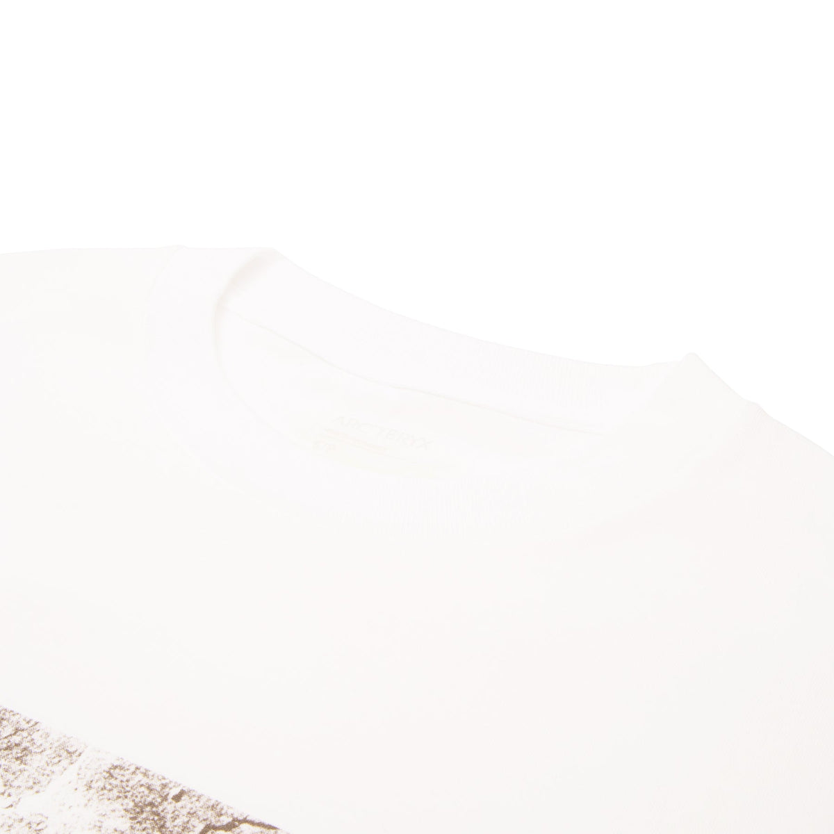 Arc'teryx Kragg Cotton Lithographica SS M (White Light) T-shirt Top